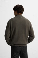 WOOL KNIT POLO