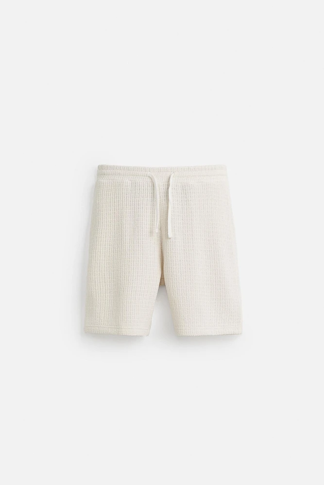 BERMUDA JOGGER STRUCTURÉ