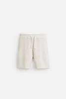 BERMUDA JOGGER STRUCTURÉ