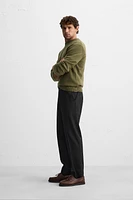 TWILL STRUCTURED PANTS