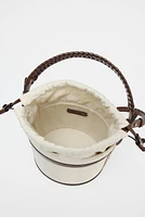 BUCKET CANVAS RAYURES