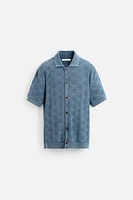 CHEMISE EN MAILLE LOSANGES