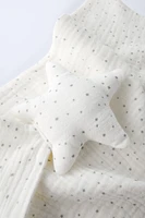 TEXTURED STAR LOVEY SECURITY BLANKET