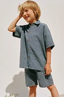 BERMUDA TEXTURÉ JACQUARD