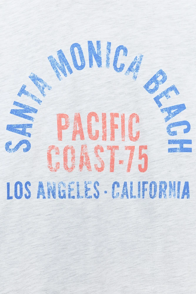 DOUBLE TEXT EFFECT T-SHIRT