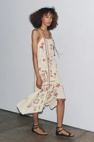 ROBE ASYMÉTRIQUE BRODÉE ZW COLLECTION