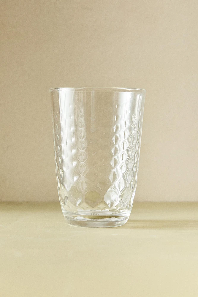 VERRE MOTIF RELIEF