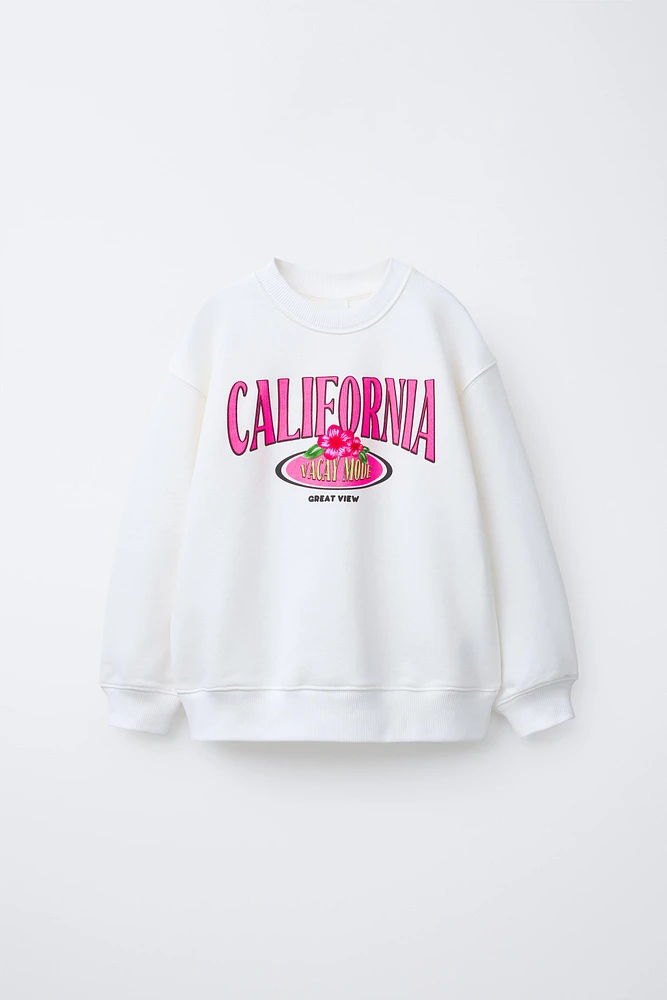 TEXT SWEATSHIRT