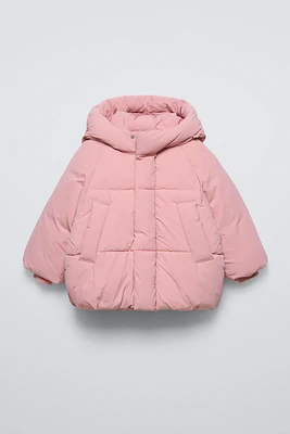 HOODED QUILTED JACKET