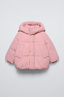 HOODED QUILTED JACKET