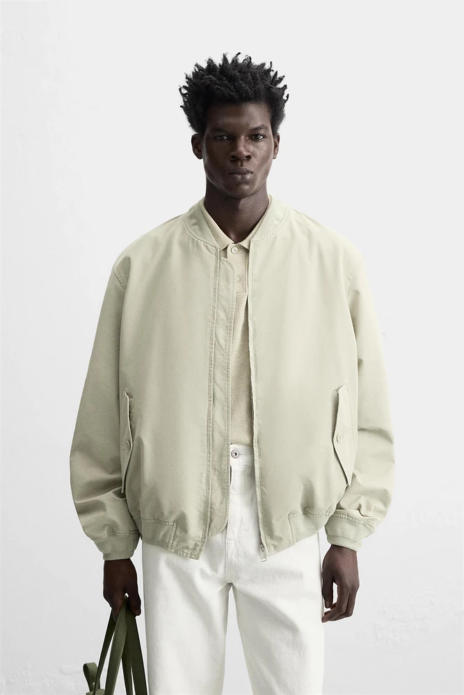 BLOUSON BOMBER RELAXED FIT