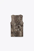 WIDE STRAP POLYAMIDE TOP