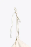 ROBE COURTE AVEC NŒUDS