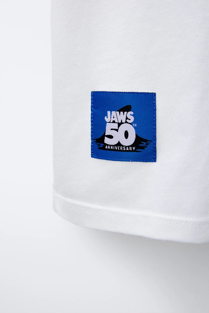 T-SHIRT PELICULA JAWS © 50TH ANNIVERSARY