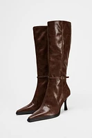 THIN HEELED BOOTS