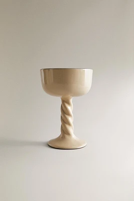 VERRE TERRE CUITE TRESSÉE