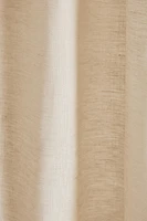 TRANSLUCENT LINEN SHOWER CURTAIN
