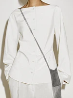Chemise cintrée en cuir et daim - Limited Edition