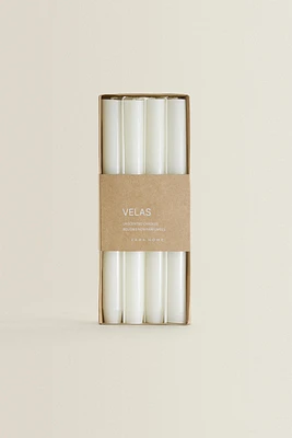 LOT BOUGIES LONGUES DÉCORATIVES CYLINDRE (LOT DE