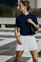 PLEATED SKORT