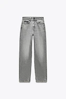 HIGH-WAISTED TRF MOM FIT JEANS