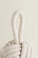 KNOTTED DOORSTOP