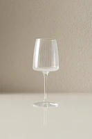 VERRE À VIN RECYCLABLE LIGNES