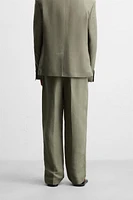 PANTALON DE COSTUME LYOCELL ET LIN