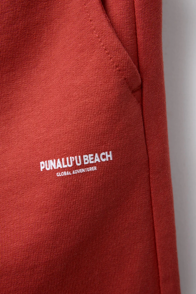 ENSEMBLE T-SHIRT ET BERMUDA AVEC INSCRIPTION