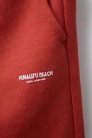 ENSEMBLE T-SHIRT ET BERMUDA AVEC INSCRIPTION