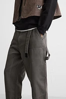 BELTED CARPENTER PANTS