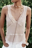 BUTTON CAMISOLE TOP