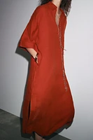 ZW COLLECTION 100% LINEN TUNIC DRESS
