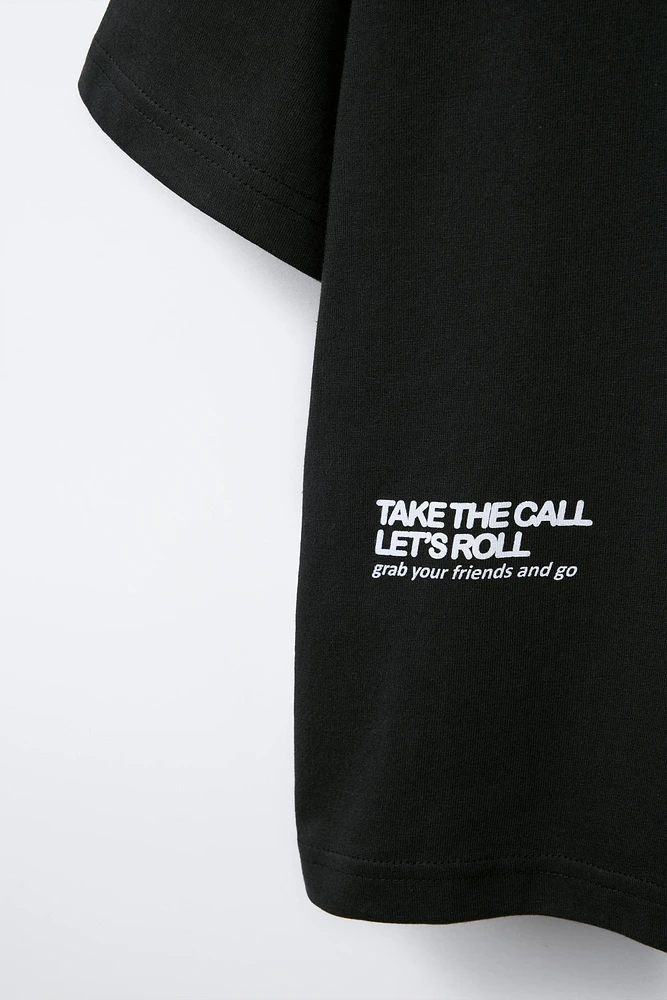 T-SHIRT TEXTE GRAFFITI