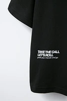 T-SHIRT TEXTE GRAFFITI