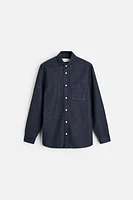 WASHED DENIM SHIRT