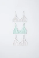 9-14 ANS/ LOT DE TROIS TOPS PATCHWORK