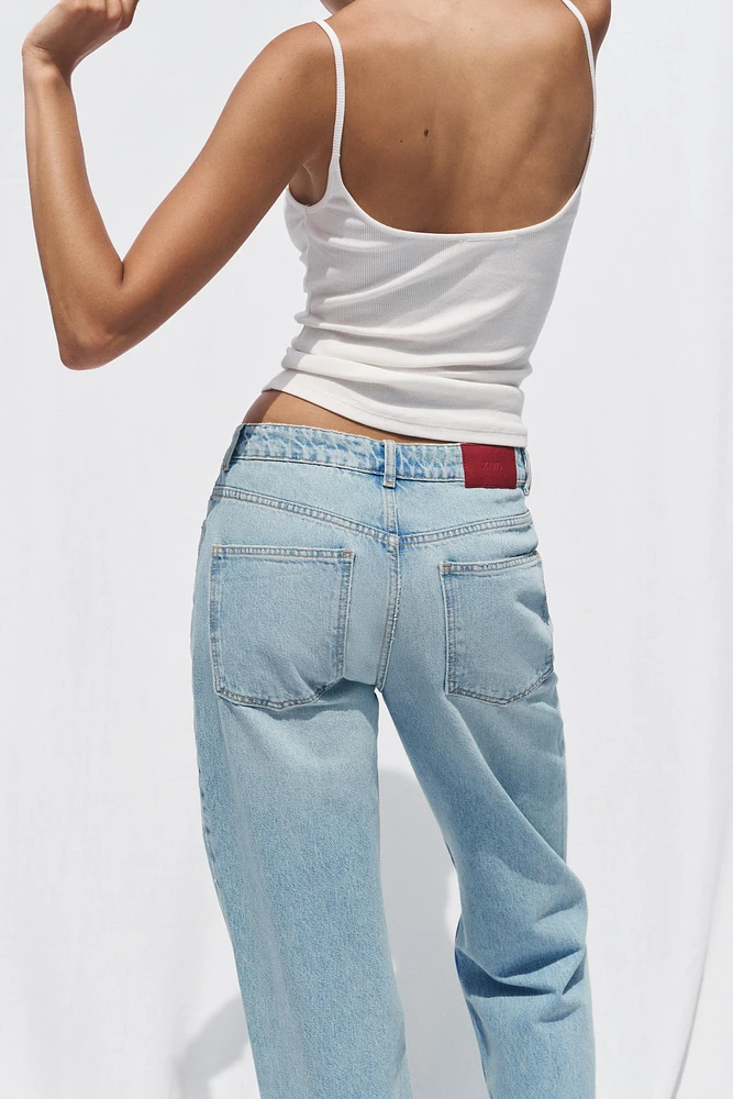 JEAN Z1975 STRAIGHT FULL LENGTH TAILLE HAUTE CROISÉE