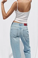 JEAN Z1975 STRAIGHT FULL LENGTH TAILLE HAUTE CROISÉE