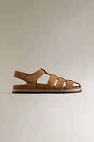 SANDALES CUIR