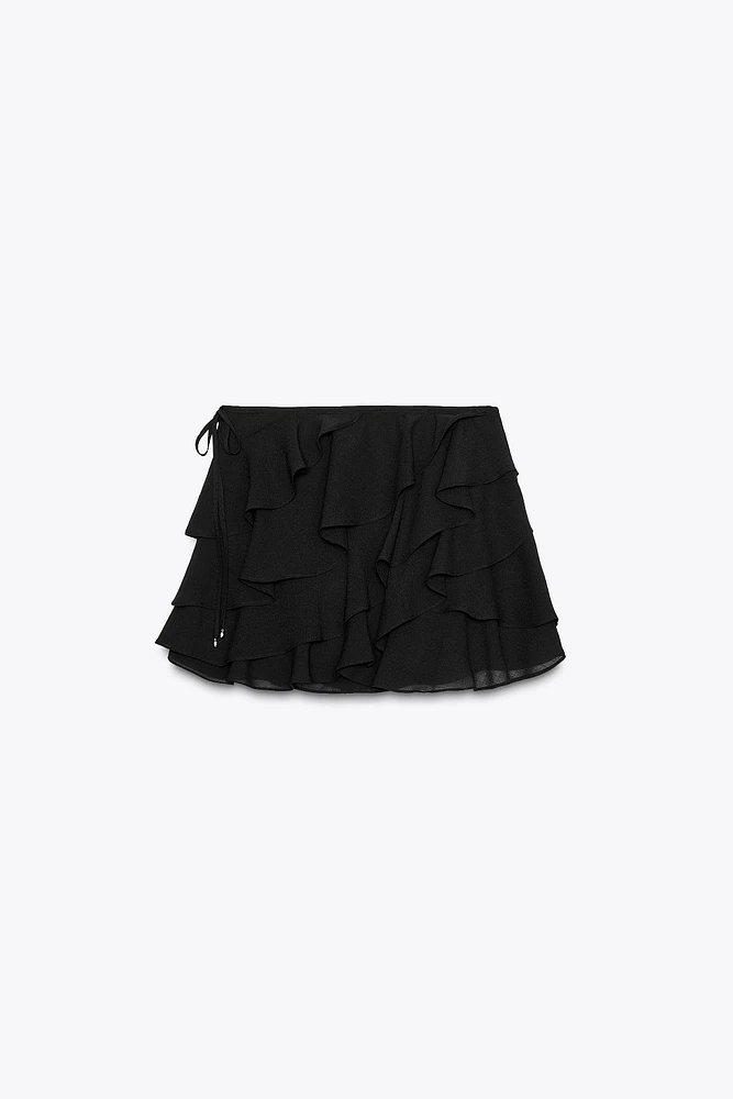 RUFFLED SKORT
