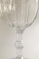VERRE À VIN RECYCLABLE RELIEF