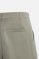PANTALON DE COSTUME LYOCELL ET LIN