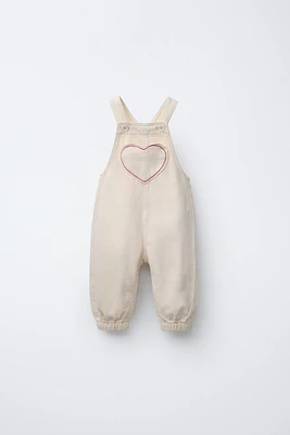 TWILL HEART OVERALLS