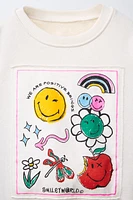 SMILEYWORLD ® PATCH SWEATSHIRT