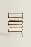 WOODEN VERTICAL FOLDING  CLOTHES HORSE