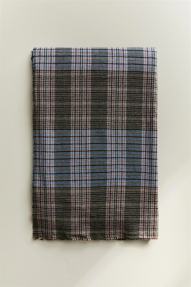 CHECK WOOL BLANKET