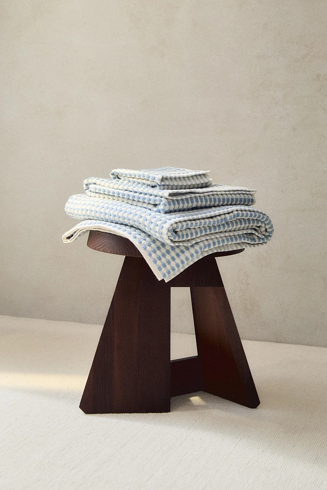 SERVIETTE DE BAIN COTON TEXTUR