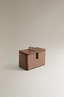 TROUSSE DE TOILETTE CUIR GRAND FORMAT