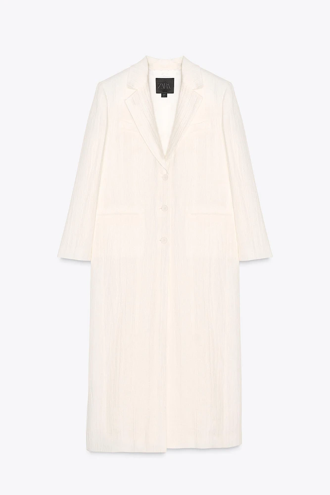 ZW COLLECTION LINEN FROCK COAT